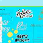 影楼儿童写真宝宝PSD字体模板摄影素材分层设计素材源文件